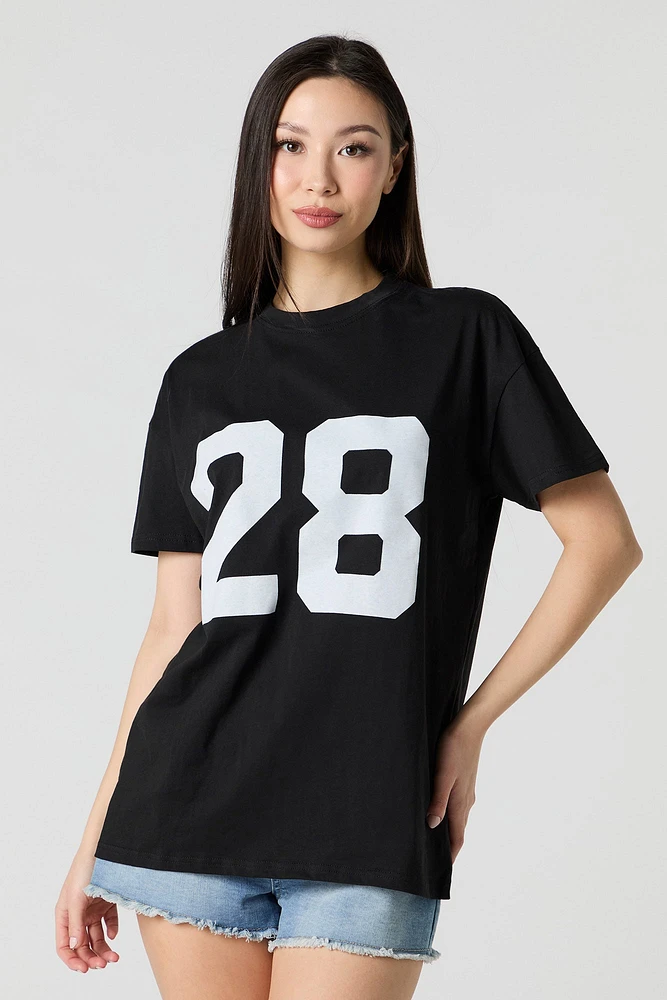 Flock Print T-Shirt
