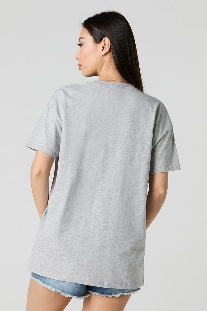 T-shirt à imprimé Memphis