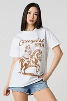 T-shirt à imprimé Cowgirl Era