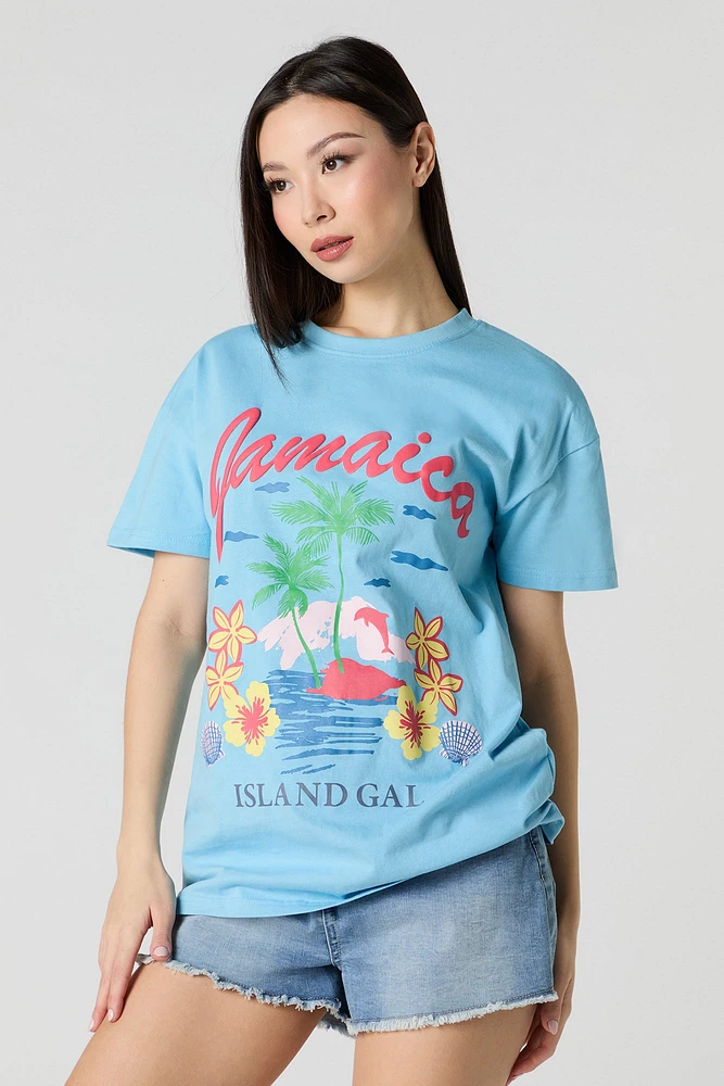 T-shirt à imprimé Jamaica