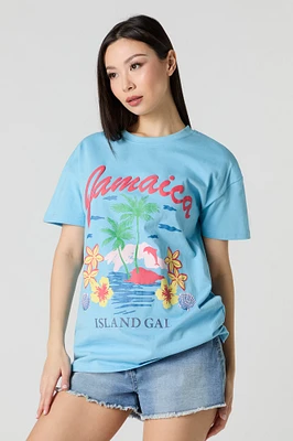 Jamaica Puff Print T-Shirt