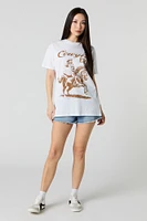 T-shirt à imprimé Cowgirl Era