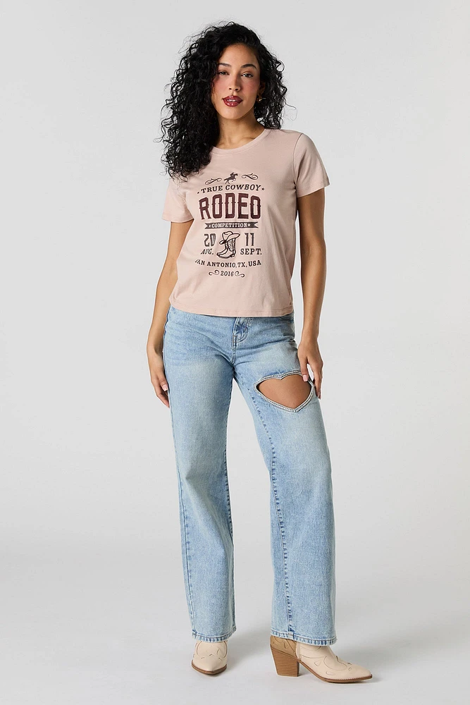 Rodeo Embroidered T-Shirt