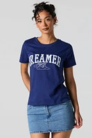 T-shirt coupe garÃ§onne Ã  imprimÃ© Dreamer