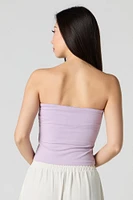 Rhinestone Graphic Tube Top