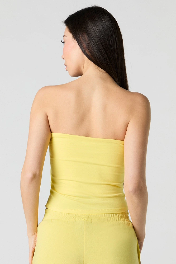 Embroidered Tube Top