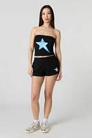 Star Graphic Tube Top
