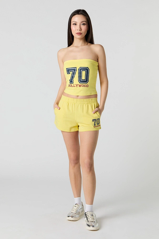 Embroidered Tube Top
