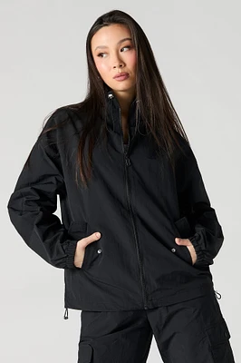 Nylon Zip-Up Jacket