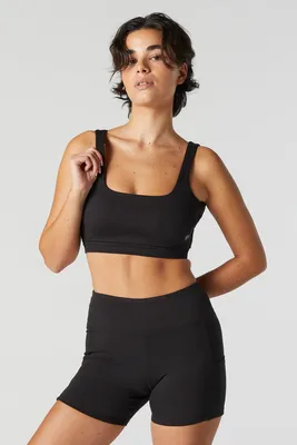 Square Neck Sports Bra