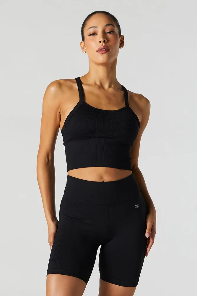 Seamless Scoop Neck Cropped Tank – Urban Planet