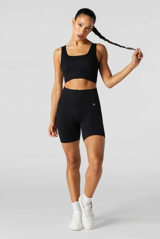 Seamless Scoop Neck Cropped Tank – Urban Planet