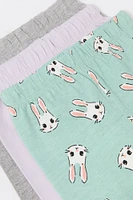 Baby Bunny Print Legging (3 Pack)