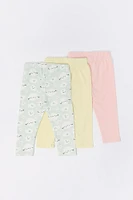 Baby Cloud Print Legging (3 Pack)