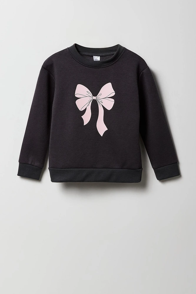 Toddler Graphic Fleece Sweatshirt & Tights Set