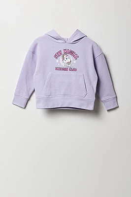 Toddler Girl Stay Magical Graphic Fleece Hoodie