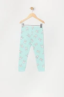 Toddler Girl Happy Bunny 2 Piece Pajama Set