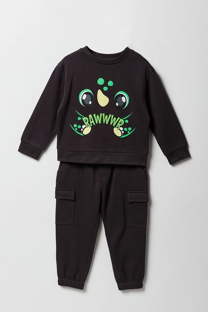 Ensemble avec chandail et jogger imprimés pour tout-petit
