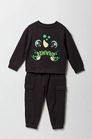 Ensemble avec chandail et jogger imprimés pour tout-petit