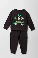 Toddler Boy Graphic Sweatshirt & Jogger 2 Piece Set