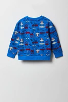 Toddler Boy Printed Fleece Sweatshirt