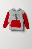 Toddler Boy Graphic Colourblock Fleece Hoodie