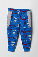 Toddler Boy Printed Fleece Jogger