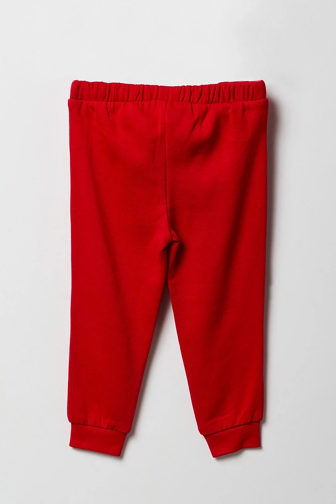 Jogger en molleton uni pour tout-petit