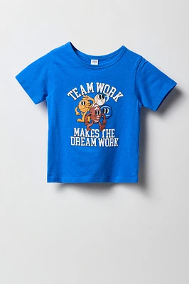 Toddler Boy Team Work Graphic T-Shirt