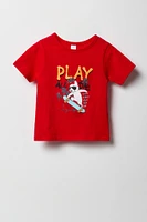 T-shirt à imprimé Play All Day pour tout-petit