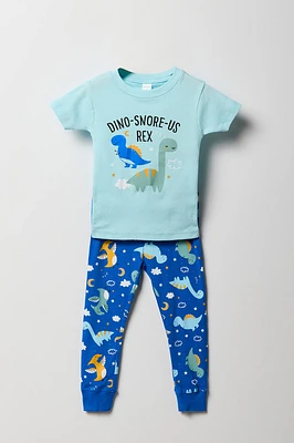 Toddler Boy Graphic T-Shirt & Jogger 2 Piece Pajama Set