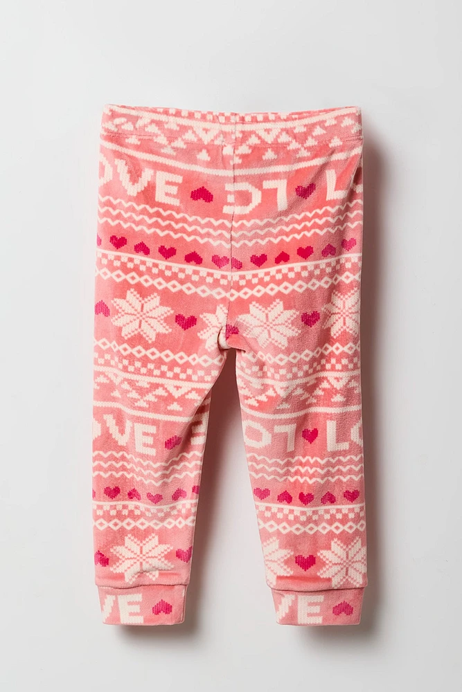 Jogger en velours pour toute petite