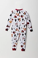 Combinaison Pyjamas de famille à imprimé Wildlife pour tout-petit