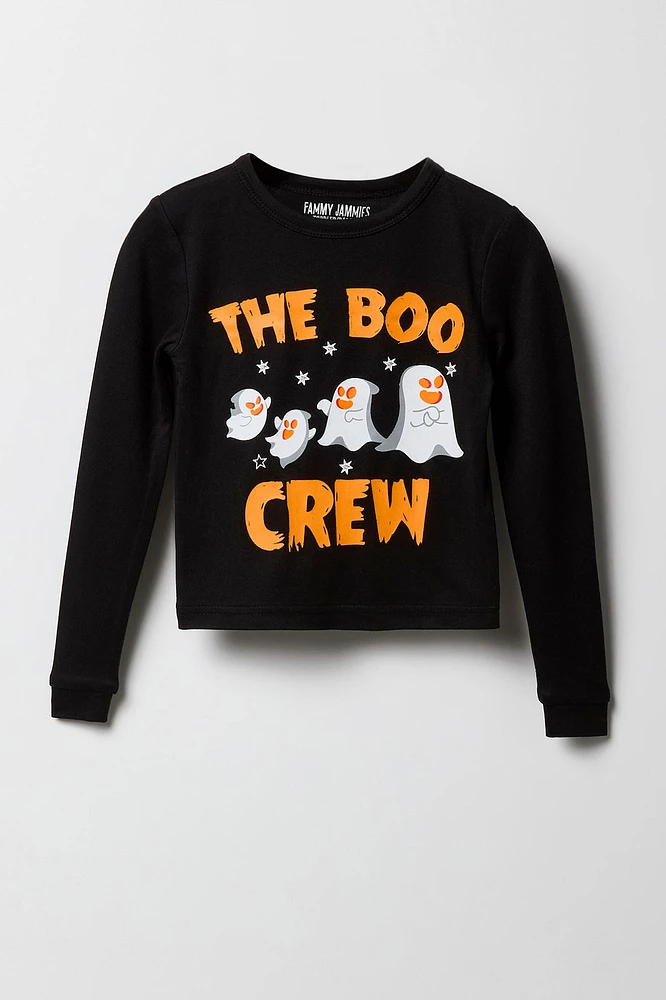 Ensemble-pyjama deux pièces pour la famille à imprimé Boo Crew bambins