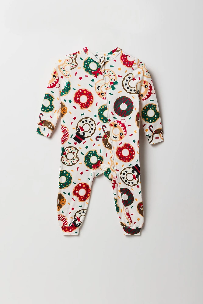 Combinaison Pyjamas de famille à imprimé Donut Dreams pour bébé