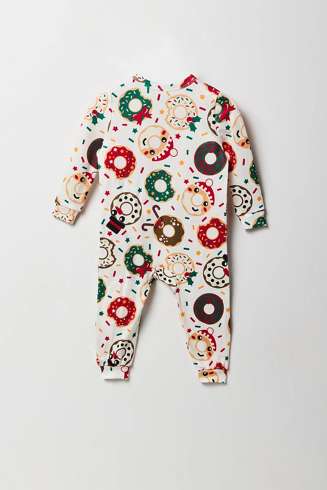 Combinaison Pyjamas de famille à imprimé Donut Dreams pour bébé