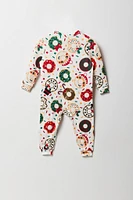 Combinaison Pyjamas de famille à imprimé Donut Dreams pour bébé