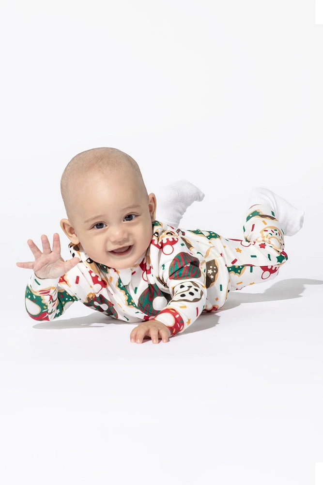 Combinaison Pyjamas de famille à imprimé Donut Dreams pour bébé