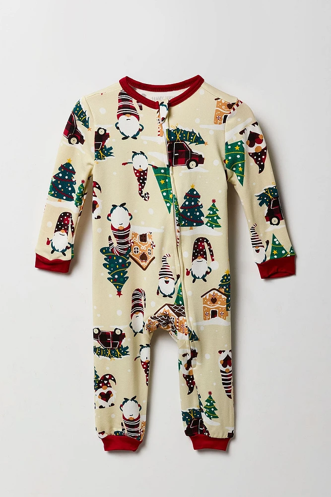 Combinaison Pyjamas de famille à imprimé Gnome For the Holidays pour bébé