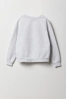 Girls Aero Chenille Embroidered Fleece Sweatshirt