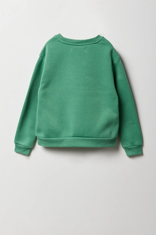 Girls Aero NY Embroidered Fleece Sweatshirt