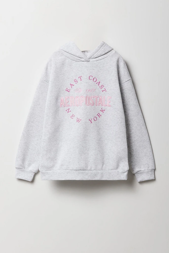 Girls Aero Est 1987 Embroidered Fleece Hoodie