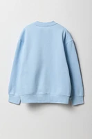 Girls Embroidered Fleece Bomber Jacket