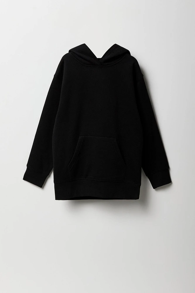 Girls Oversized Fleece Hoodie