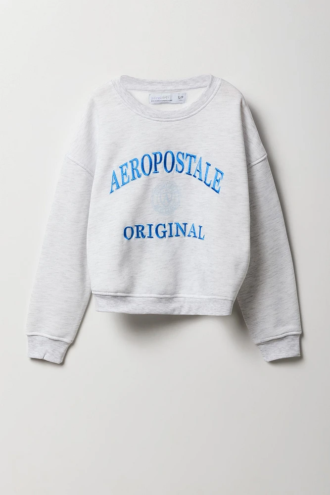 Girls Aero Destination Embroidered Sweatshirt