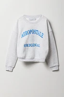 Girls Aero Destination Embroidered Sweatshirt