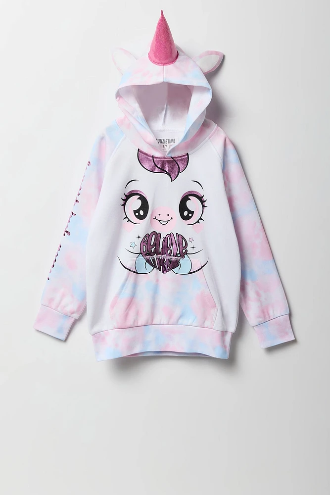 Girls Magic Unicorn Character Hoodie