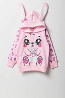 Girls Cowgirl Bunny Character Hoodie