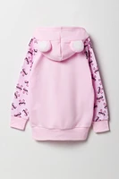 Girls Panda Bow Character Hoodie