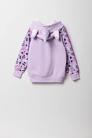 Girls Unicorn Cupcake Character Hoodie